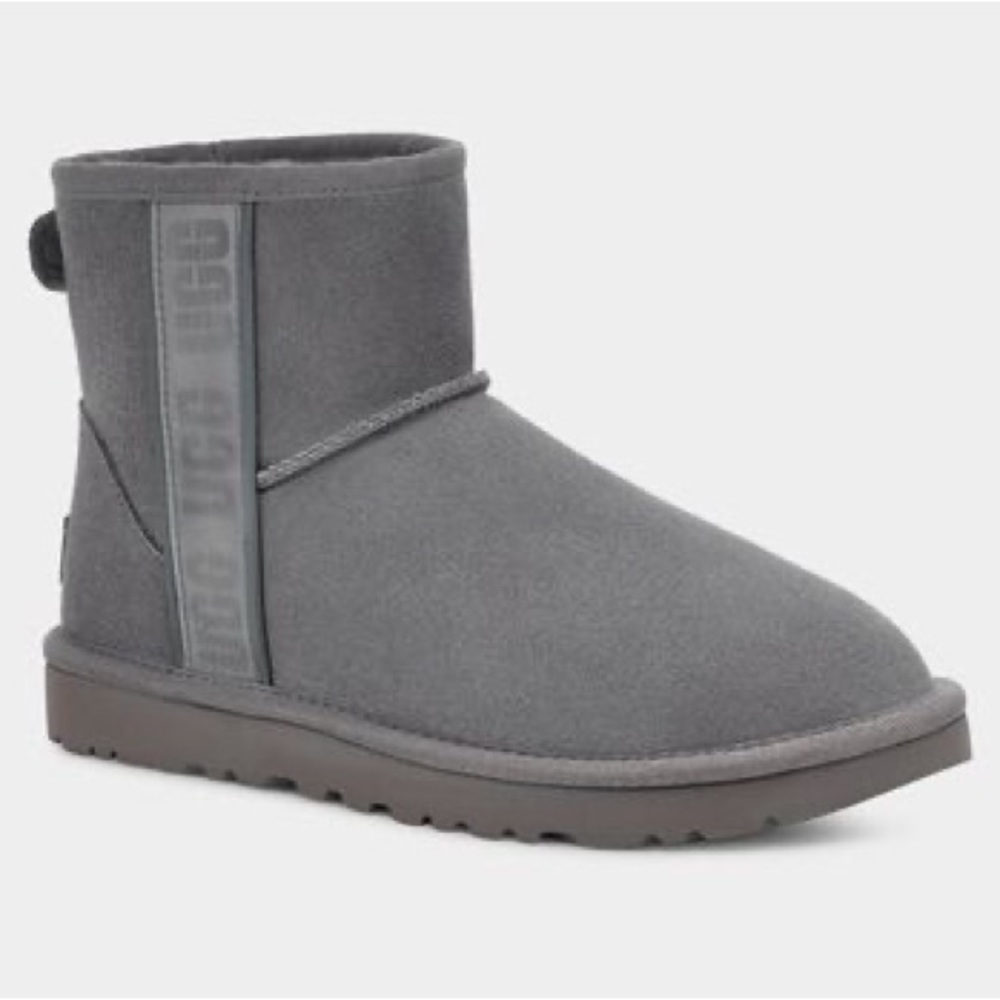 *Last Chance* UGG Classic Mini Side Logo II Suede Lighthouse Gray 🤍 - Picture 6 of 6
